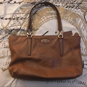 Coach Brown Leather Handbag